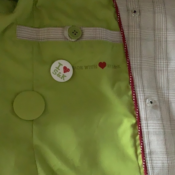 Soia & Kyo Beige Trench Coat with Black Accents - Picture 11 of 13